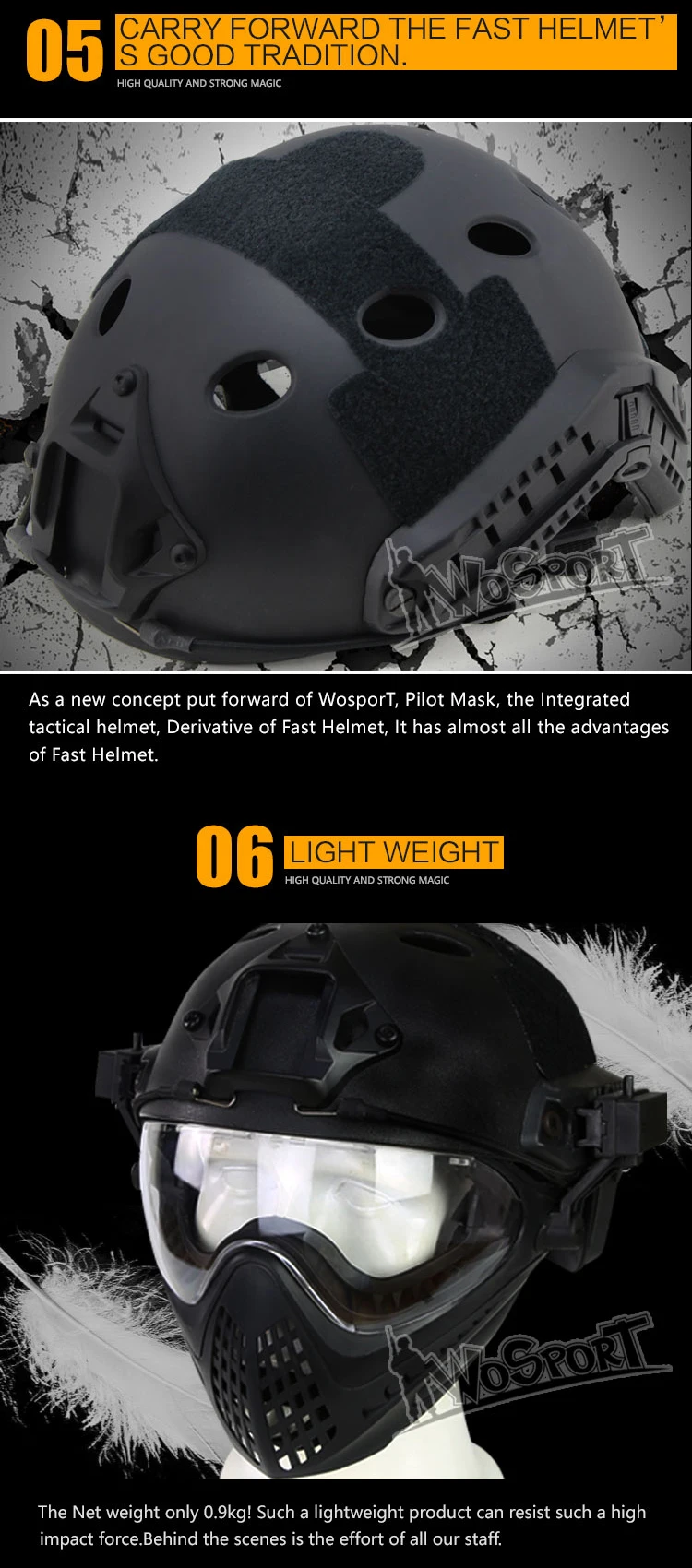 M4 M16 AR 15 Accessories Airsoft tactical Paintball fast helmet WST Pilot Mask for hunting shooting (3)