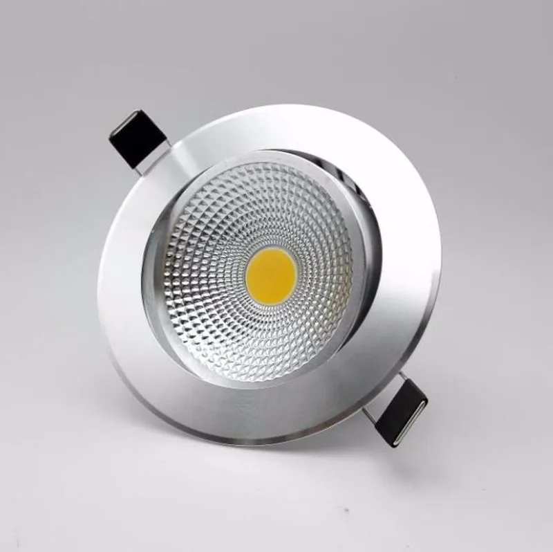 

Dimmable 9W/15W/20W COB LED Downlight Recessed LED Ceiling recessed led lighting lamp 85-265V Warm/Cold White 1pc free shipping