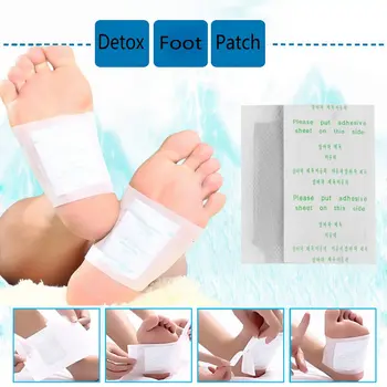

10pcs Adhesives Detox Foot Patches Natural Plant Quintessence Kits Improve Sleep Beauty Slimming Feet Patch Pads