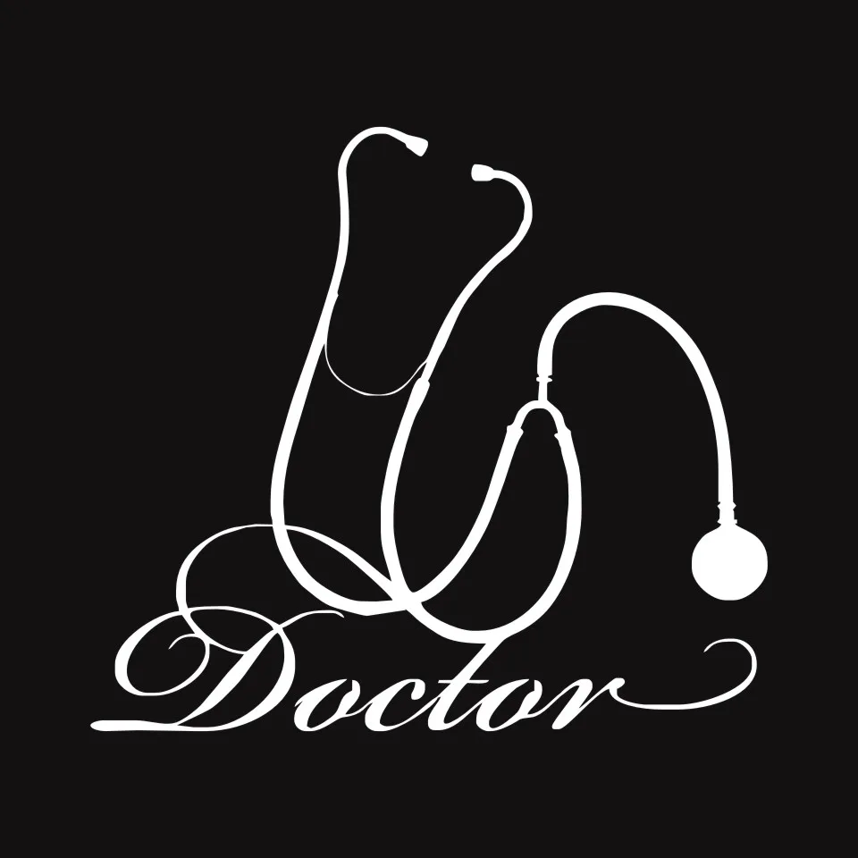 Cunymagos Doctor Hospital Medical Tool Vinyl Car Sticker Creative Sticker Wall Auto Decoration Decal Car Styling 14.4cm12 (4)