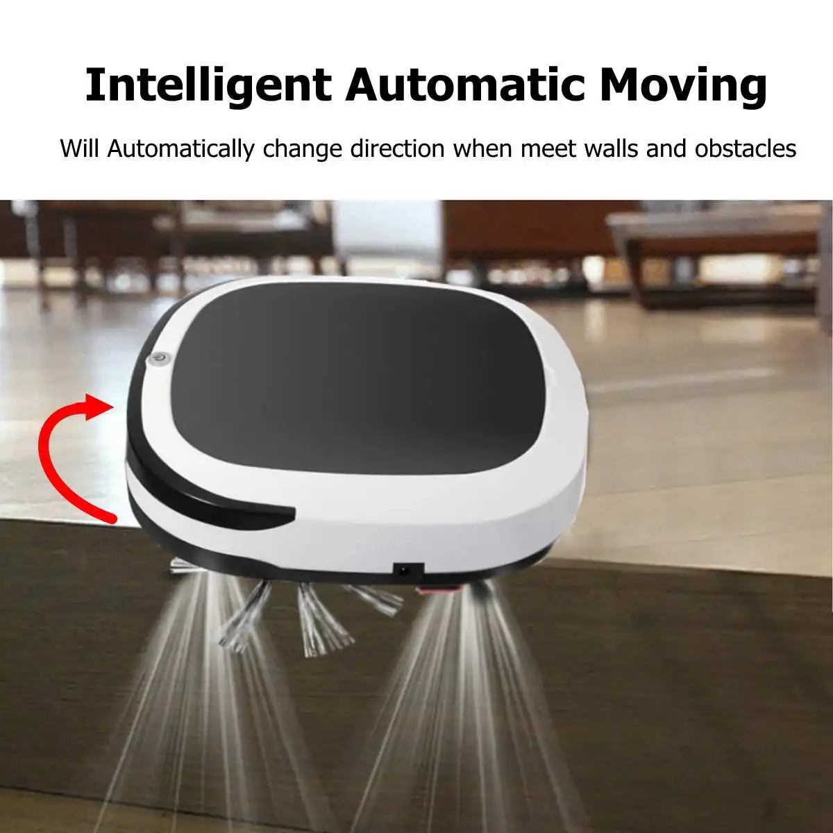  Rechargeable Smart Robot 2000PA Vacuum Cleaner Dry Wet Sweeping Cordless Auto Dust Sweeper Machine 