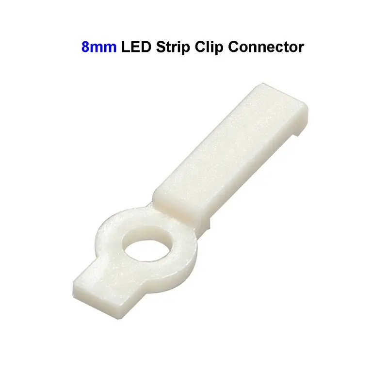 100pcs LED Clip Buckle Connectors Terminals For Fixing 8mm SMD 3528