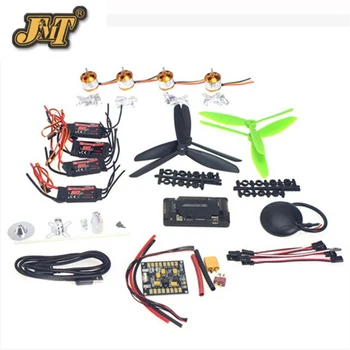 

JMT 4-axle GPS Mini Drone Helicopter Parts ARF DIY Kit GPS APM 2.8 Flight Control 20A ESC Brushless Motor
