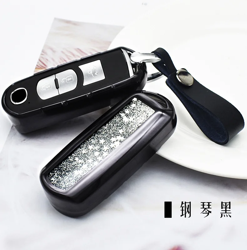 New-Quicksand-TPU-car-key-cover-case-set-protect-for-Mazda-2-mazda-3-mazda-5 (3)