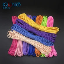 IQiuhike 200 цветов Паракорд 550 парашютный шнур веревочка Mil Спецификация Тип III 7 нитей 100 футов альпинистское снаряжение для выживания