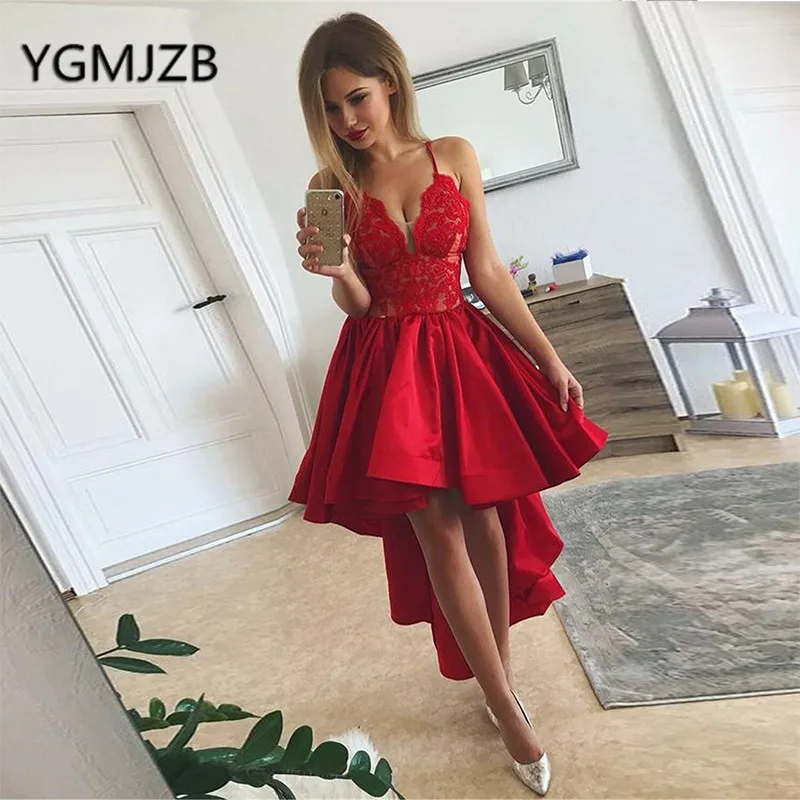 red short homecoming dresses 2019