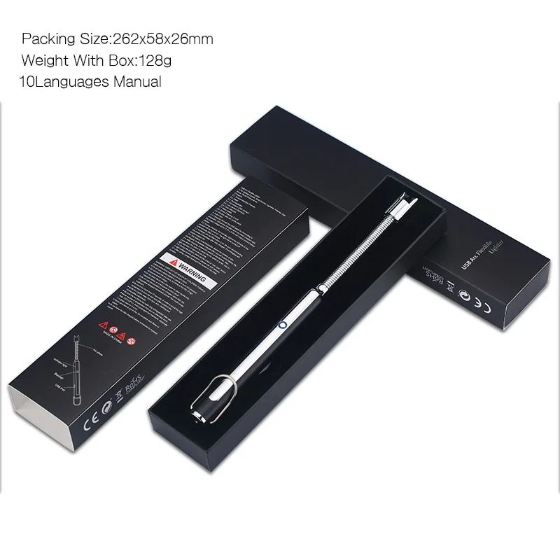 

2019 Metal Arc Plasam Pulsed Windproof Electronic Lighters Usb Charging for Smoking Cigarettes Tobacco Pipe BBQ Maker Wholesale