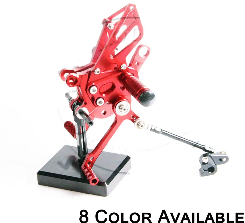 

Fit For Aprilia RSV4 2009 2010 Motorcycle CNC Aluminum Footrests Rear Foot Pegs Foot Pedal Pegs Bracket Sets