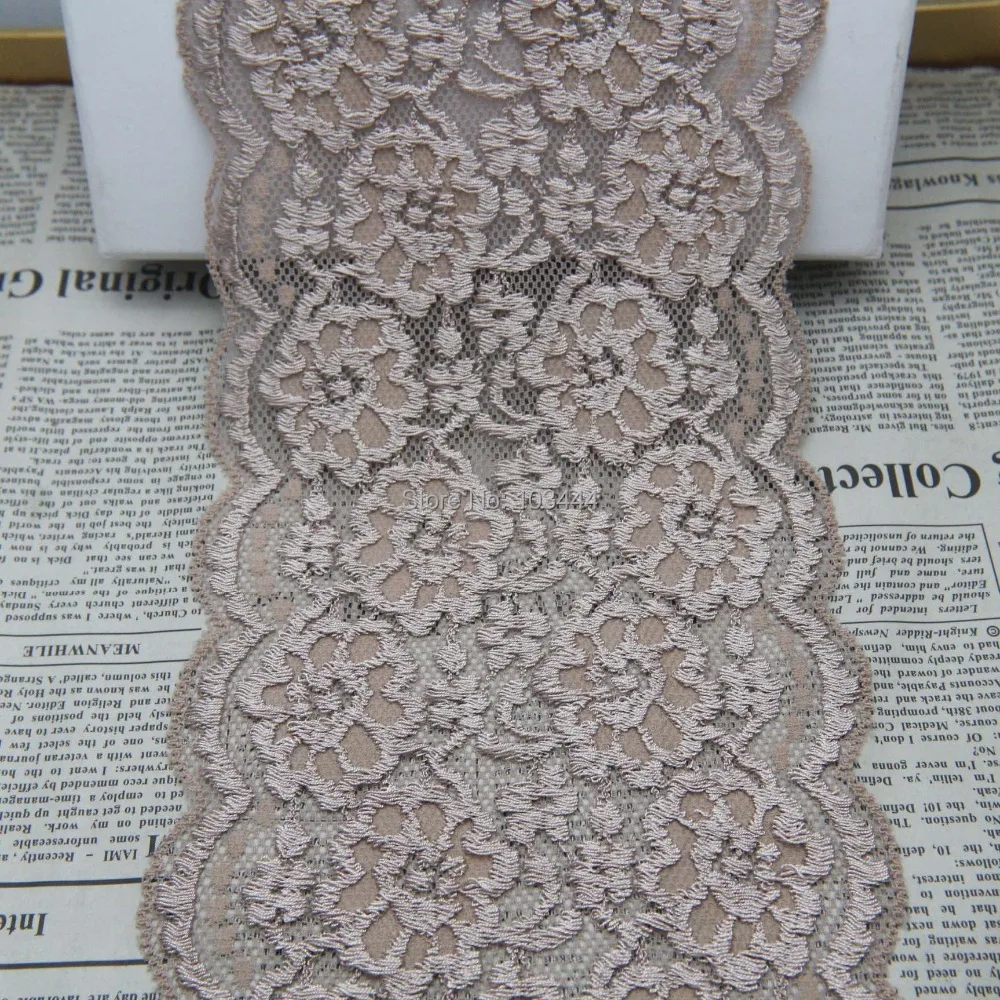 

apparel accessories 130mm width Elastic Stretch Lace trim sewing headband garment clothes accessories