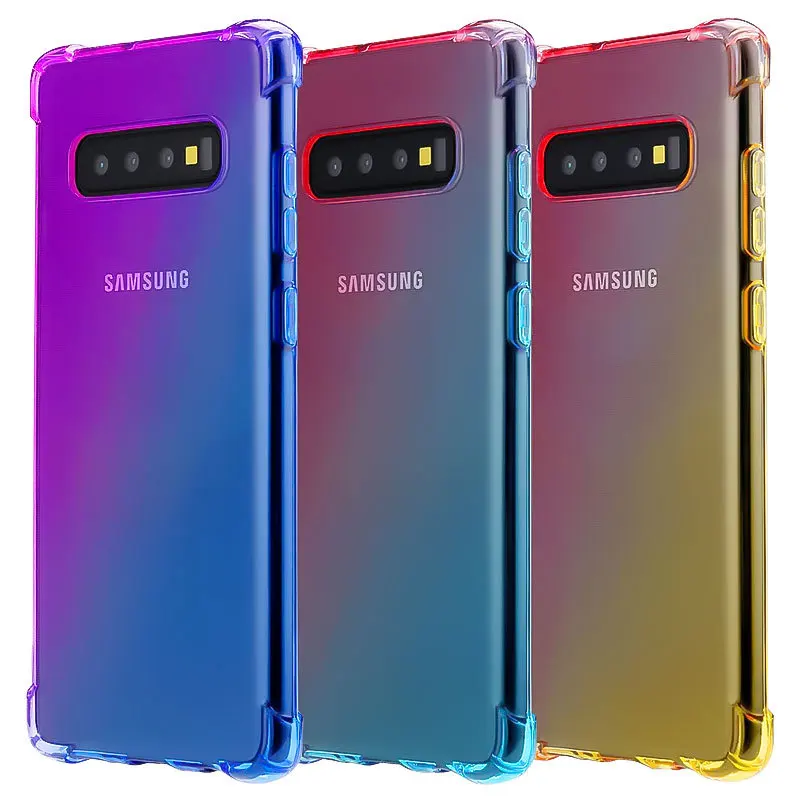 

TPU Colorful Cover Phone Case For Samsung Galaxy S8 S9 S10 Plus S10E Note 8 9 A30 A50 A70 J4 J6 J8 A6 A8 Plus A7 A9 2018 Coque
