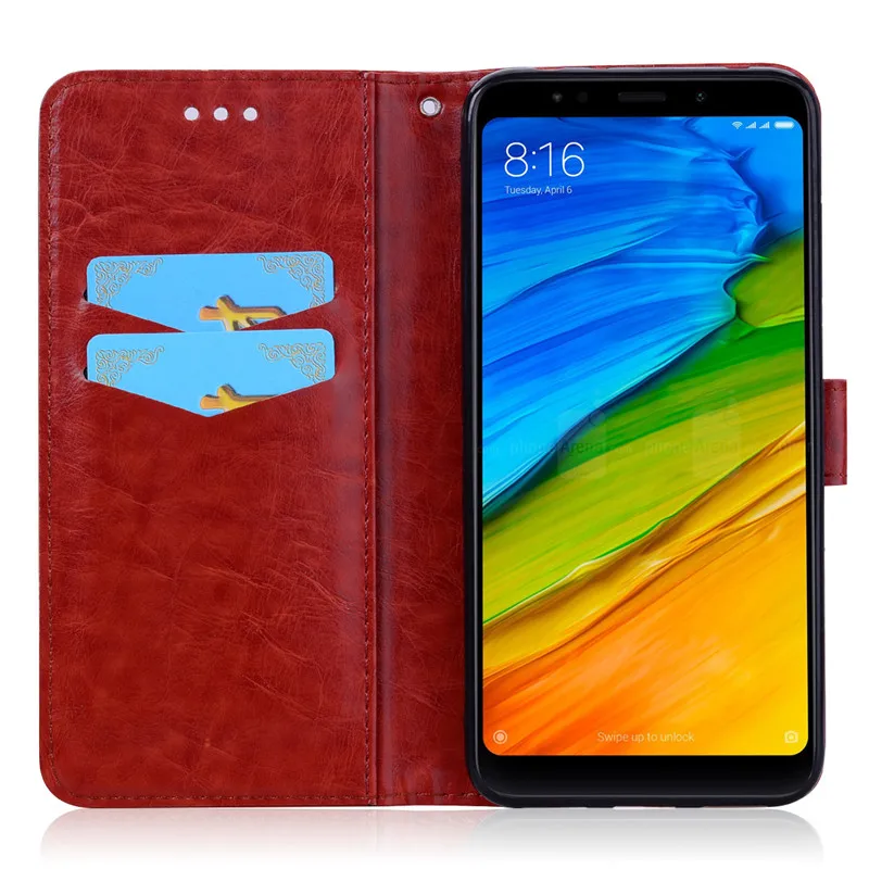 Кожаный чехол-книжка для Xiaomi redmi 5 Plus, xiomi redmi 5, отделение для карт, чехол-кошелек для Xiaomi redmi 5/5 Plus, 5,99 чехол для телефона, Funda