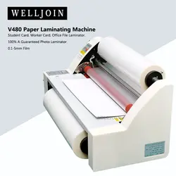 V480 для ламинирования бумаги машины, студенты карты, карты работника, офис файл Laminator.100 % гарантировано фото ламинатор 0,1-5 мм пленки