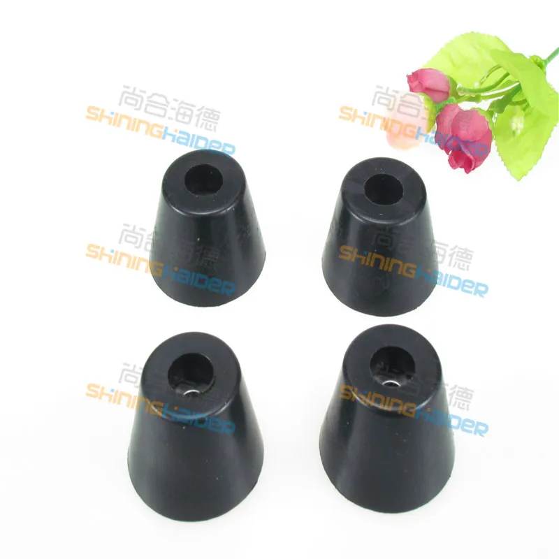 Buy 50PCS diameter 20 30mm black soft round rubber