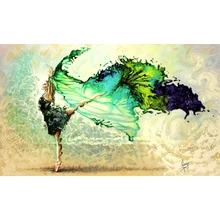 Полный Круглый бриллиант алмаз живопись Фото Пользовательские Танцы молодежь Вышивка крестом Мозаика Декор