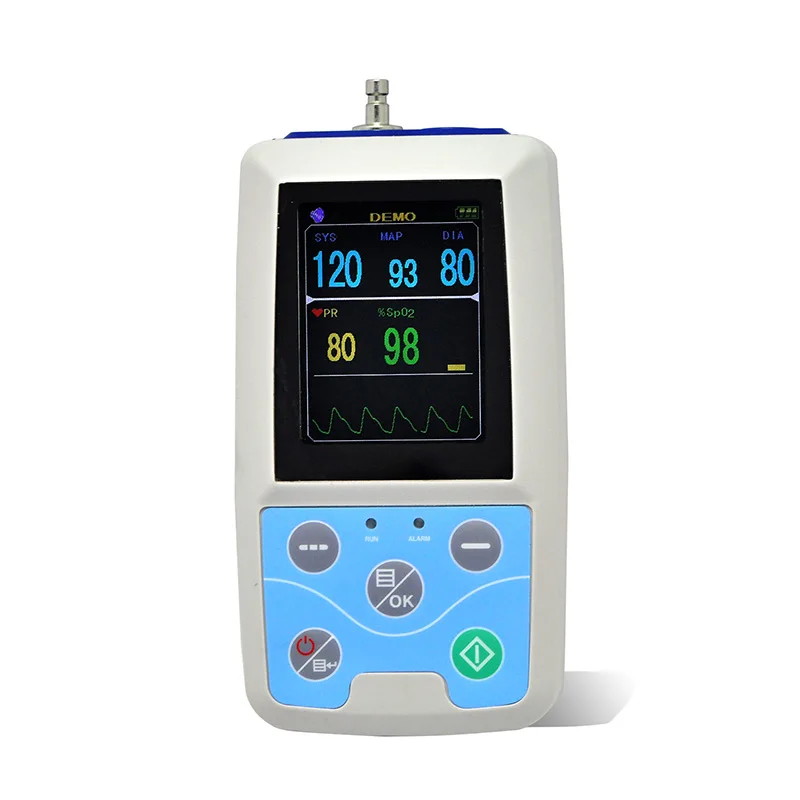  2018 FDA CONTEC PM50 Portable Vital Signs Patient Monitor NIBP/SpO2/PrPC Software