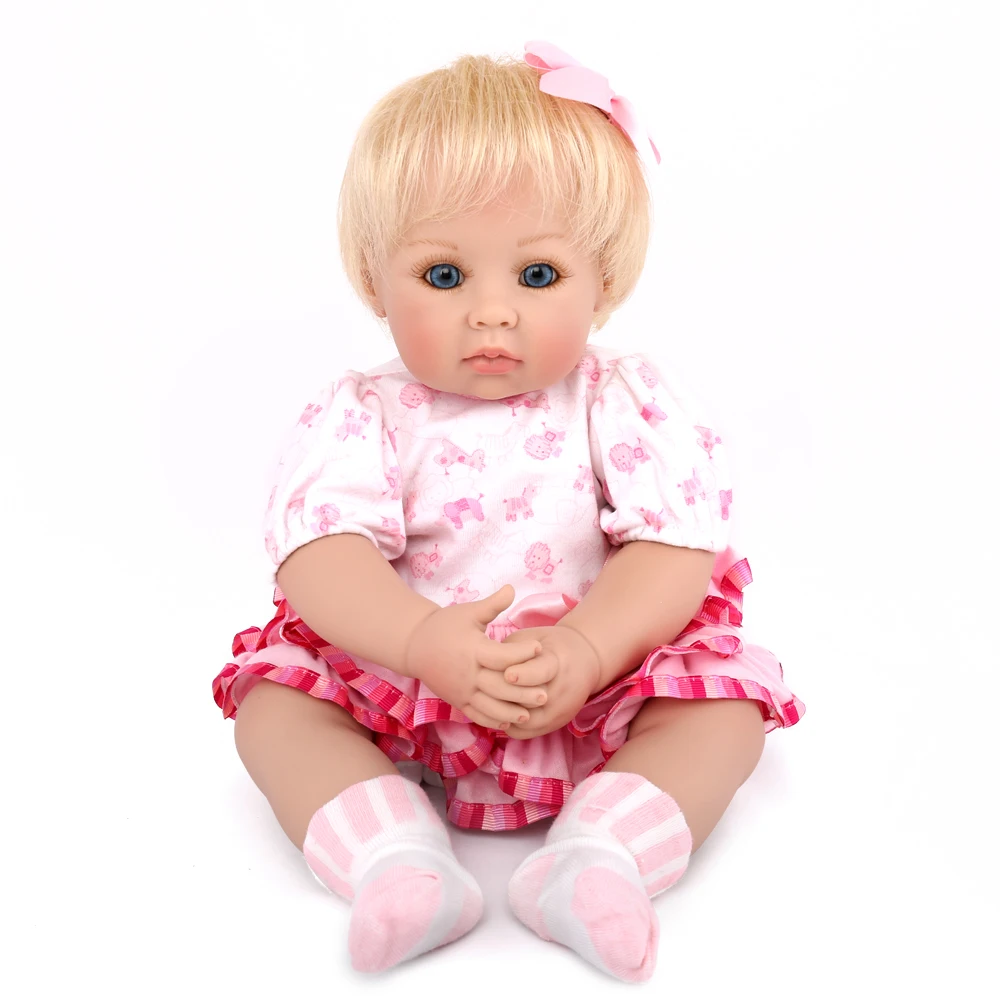 NPKDOLL Adora rebrn детские куклы для девочек 50 см Реалистичная силиконовая кукла Реборн