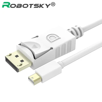 

Robotsky 4K Mini DisplayPort DP Male to Display Port DP Male Converter Cable for Macbook pro Air