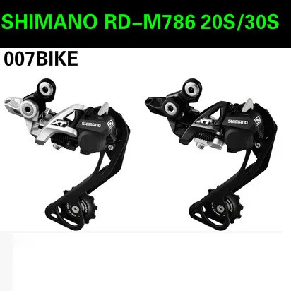 Shimano Deore XT RD-M786 задний переключатель 2*10 S MTB велосипеда велосипедные переключатели M786 M780