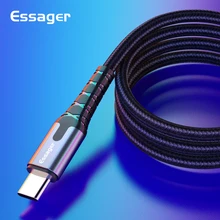 Essager USB Type C To USB-C Cable for Samsung S10 9 Oneplus 7 Pro Xiaomi Redmi K20 CC9 9 Fast Charge Charging Cable USB-C Type C