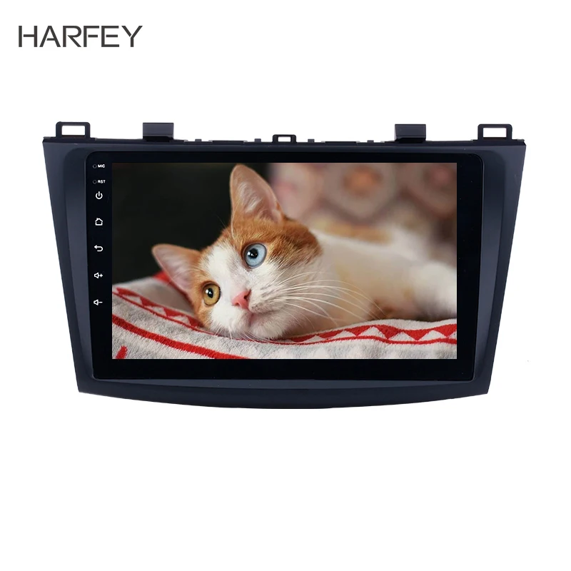 Мультимедийный плеер Harfey 9 дюймов Android 8 1 GPS навигация радио для MAZDA 3 2009 2010 2011 2012 ROM 16