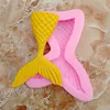 1 pcs Silicone Mold Mermaid Tail Conch patten Gum Paste Chocolate Fondant Cake Molds Candy Molds party Cupcake Decorating Tools ► Photo 3/6