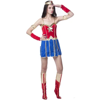 

adult Wonderful woman Halloween cosplay costume costumes for women party dress