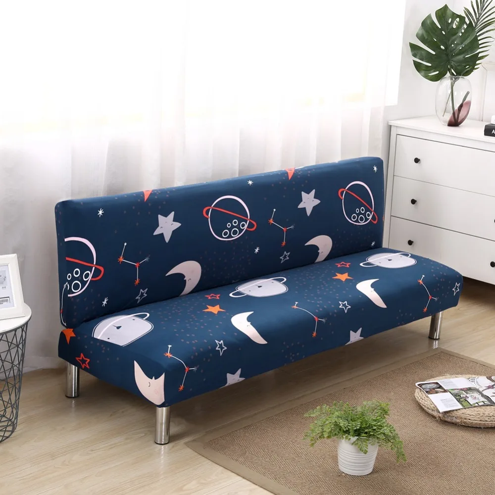 Comprar Sofá para sala todo incluido abrigo apretado elasticidad estiramiento sofá cubierta casos para asiento sin apoyabrazos plegable cama