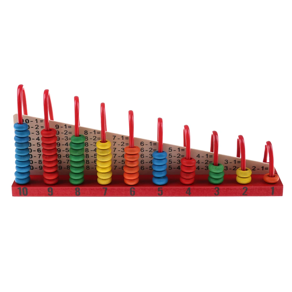 Деревянные детские математические игрушки abacus радужные шарики классические X