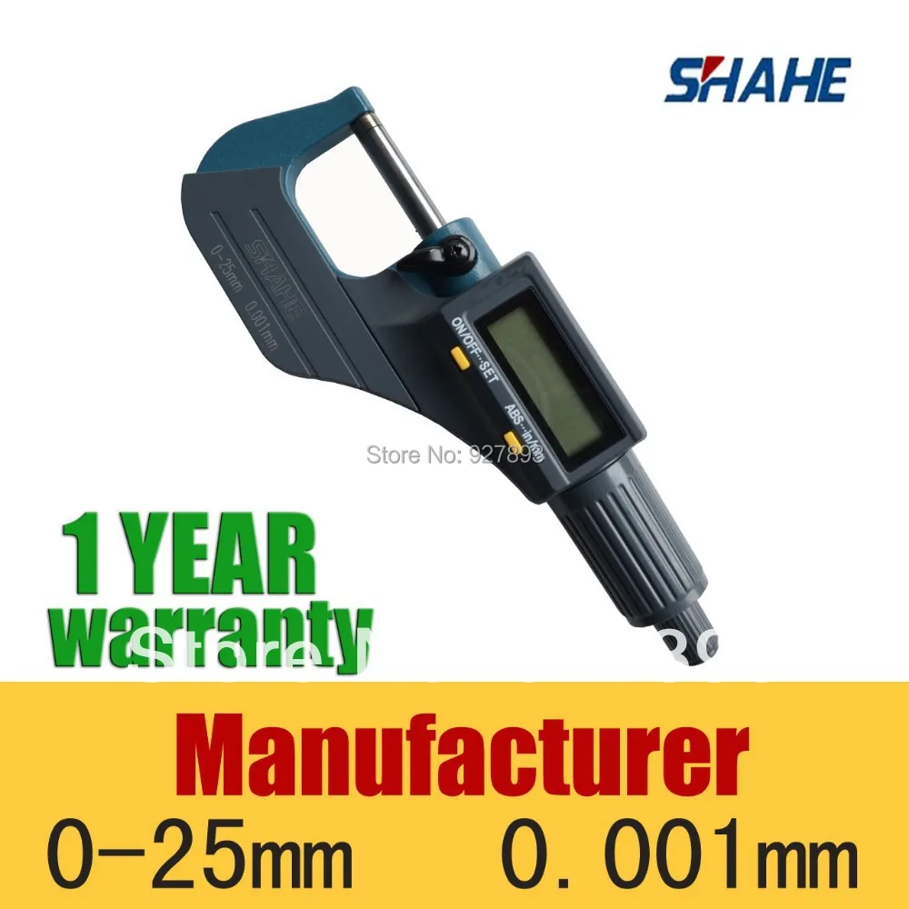 

Digital Microcaliper  Micrometer Caliper shahe measuring instrument electronic 0-25mm micrometer
