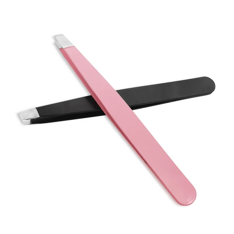 Stainless Steel Eyelash Tweezers Makeup Tool