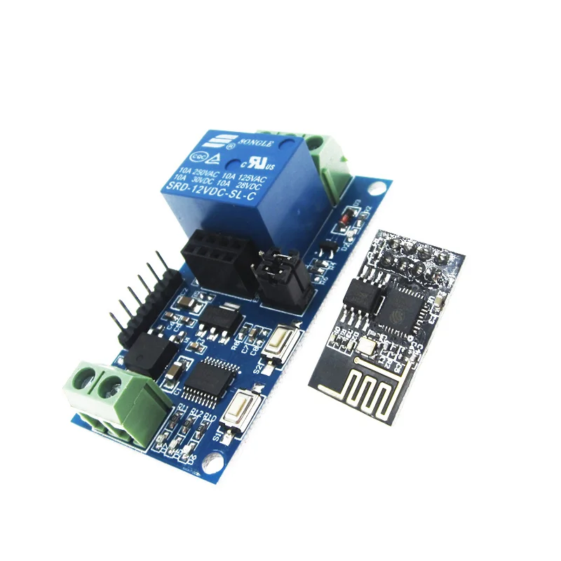 12 В ESP 01 ESP8266 1 WiFi реле канала модуль дистанционное управление переключатель для IOT