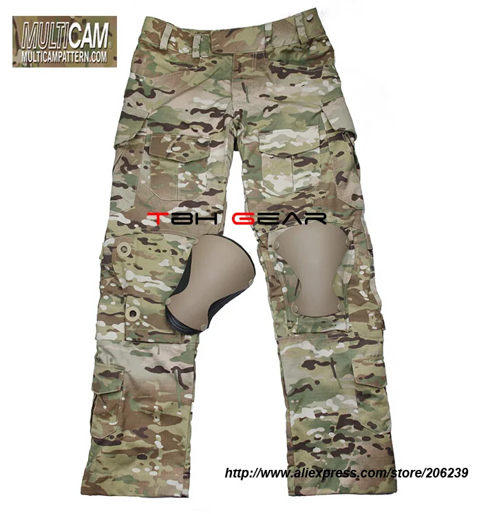 TMC L9 Tactical Combat Pants Multicam With Knee Pads Original Multicam Fabrics+Free shipping(SKU12050812)