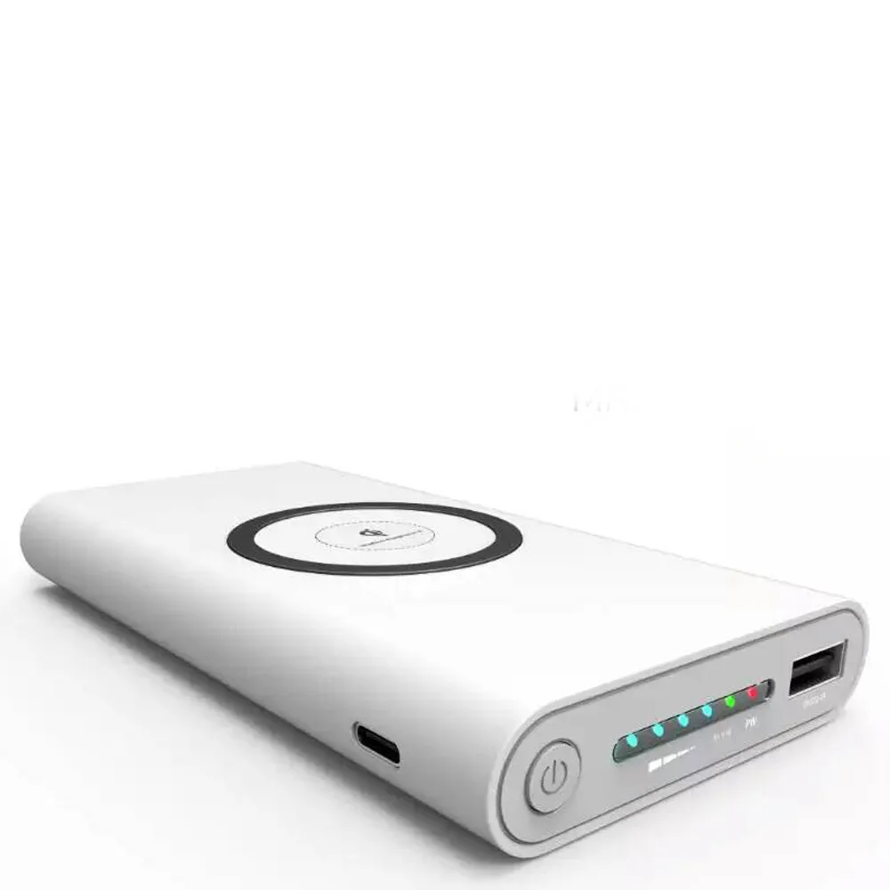 Binmer портативное Внешнее USB мобильное зарядное устройство 10000 мАч и беспроводное зарядное устройство 2 в 1 подходит для путешествий и прочный для Iphone X