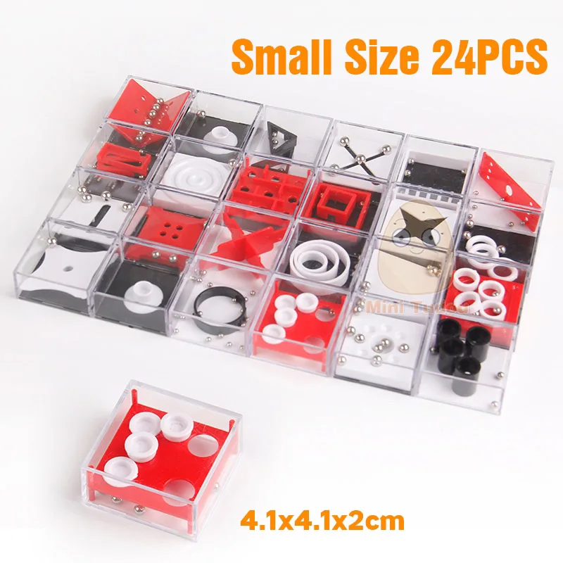 Mini Tudou Совета IQ игры 3D лабиринт-головоломка с Бисером взрослых Cube Развивающий Пазл коробка Enfant обучения обучающая игрушка для детей игрушки - Цвет: Small Size