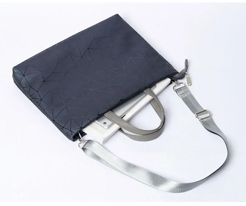 Женская сумка-мессенджер для ноутбука, сумка через плечо, водонепроницаемый чехол для переноски Macbook Dell hp 11 12 13 14 15 15,6 дюймов, сумка-тоут из искусственной кожи
