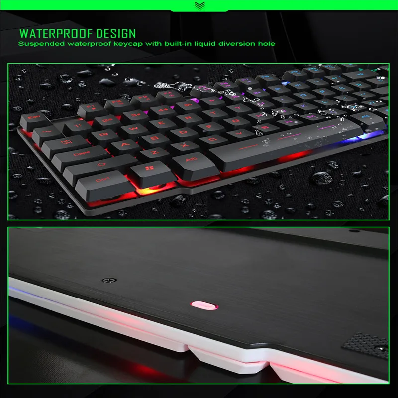 

IMICE MK-680 Desktop Notebook Floating Keycap Backlit Gaming Mouse And Keyboard 4.10