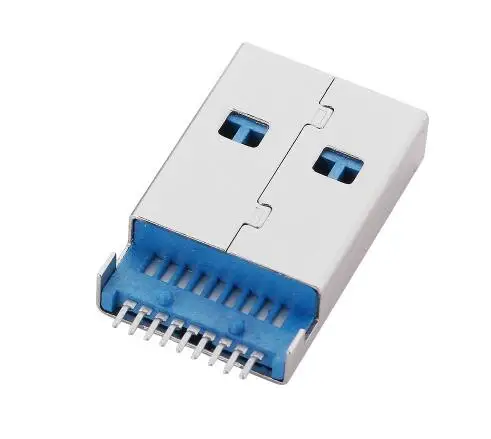 5 шт./лот USB 3 0 тип А папа 9 контактный SMT SMD 2 разъем DIP PCB|Интегральные схемы| |