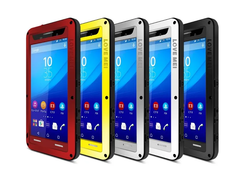 Hot Brand Metal Case For Sony Xperia M5 E5603 E5606 E5653 Aluminum Shockproof Cover Dual E5633 E5643 Life Waterproof |