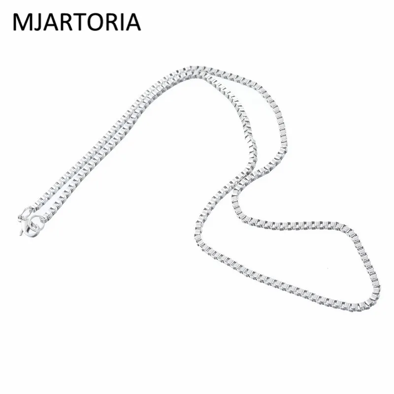 MJARTORIA-2017-Fashion-Stainless-Steel-Box-Chain-Necklace-Bright-Silver-Tone-For-Men-Women-Fine-Jewelry