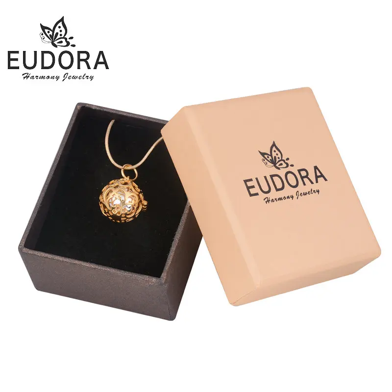 Eudora 12 мм золотой цвет яйцо рассеиватель духов кулон ожерелье с хлопковым шариком