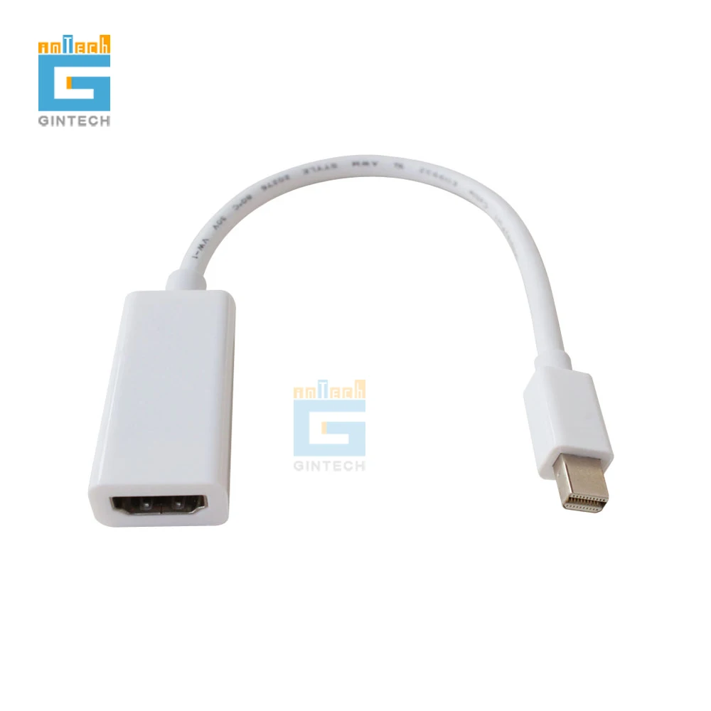 24 см мини DisplayPort Порт адаптер DP к HDMI кабель для Apple Mac Macbook Pro Air оптовая