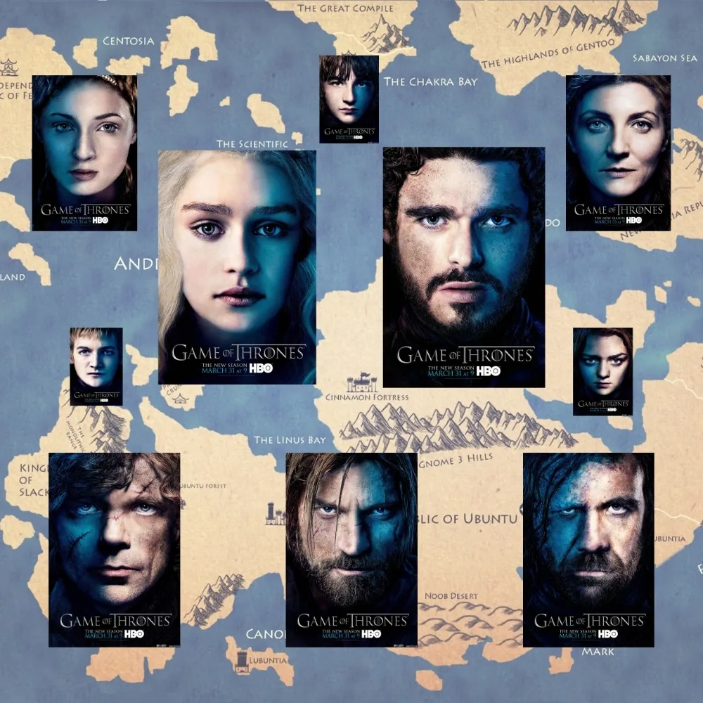 Home Decoration Posters Wall Art Pictures Game of Thrones All ...
