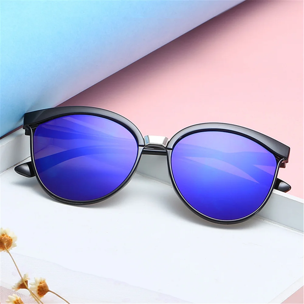 

Kaleidoscope Glasses Women Cat Eye Sunglasses Brand Designer Vintage Mirror Sun glasses Men Retro Cateye Eyewear Female UV400