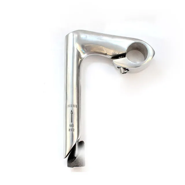 Buy Aluminum Alloy Goose Neck Retro Bike Stem 25.4 / 22.2 Fixed Gear Bike Stem