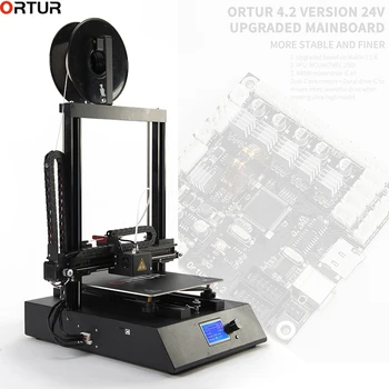 

Ortur 3D Printer Upgraded High Quality Extruder Plus Size LCD12864 Screen Desktop Fast Install Cheap 3d Printer Kit impresora 3d