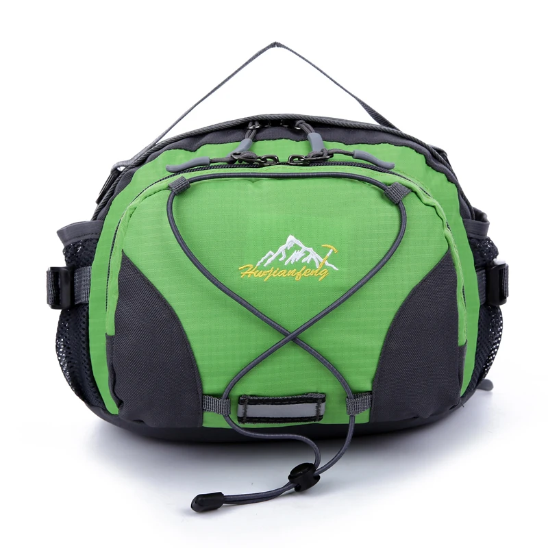 cheap Large capacity outdoor travel waist bag man women Running Bags Nylon Sport Hiking Cycling Bicycle Big Storage trail running pack