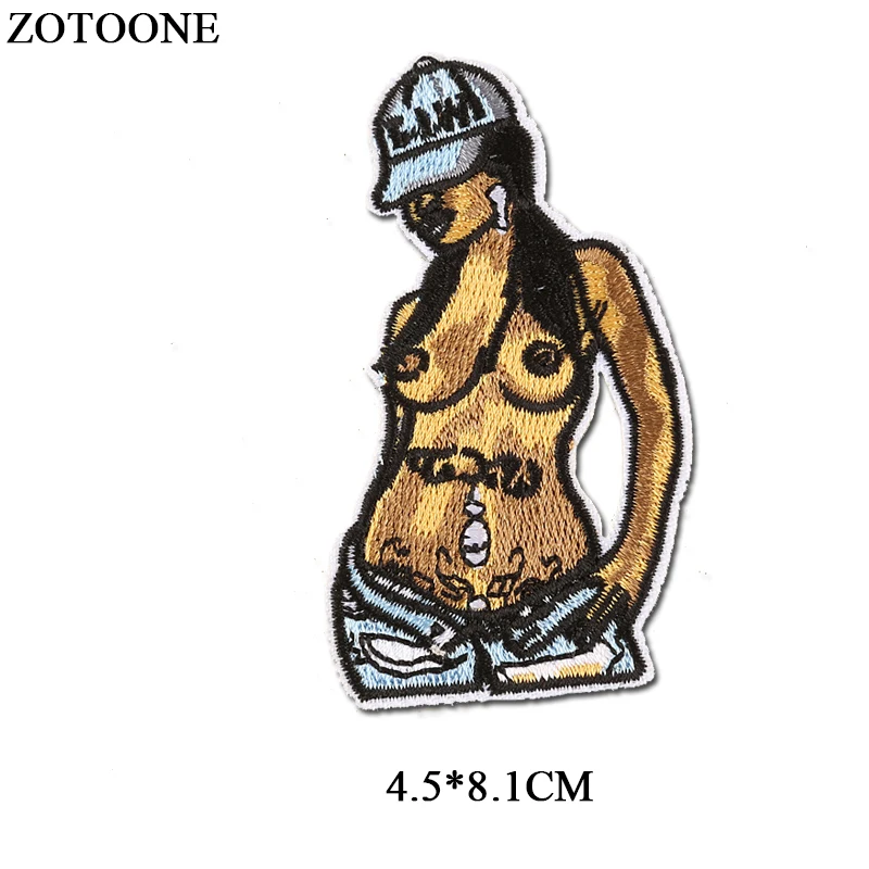 ZOTOONE 1 шт. сексуальные для девочек железные круглые в стиле панк нашивки одежды