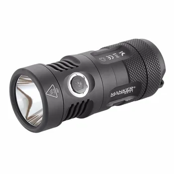 

Manker MK41 4 AA Flashlight HD 2000 Lumens Cree XHP35 HD LED Flashlight Compact Thrower Torch Use 4x AA / 4x 14500 Batteries