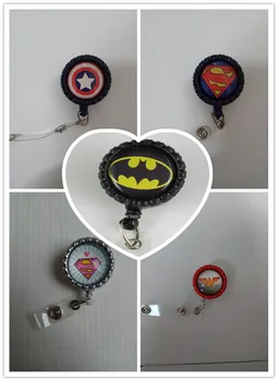 

Wonder Woman & Super Nurse RN Retractable id badge reel 10pcs/lot