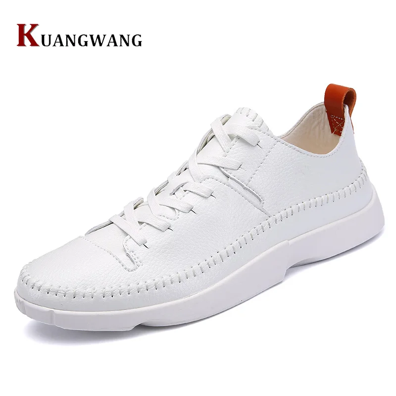 

2017 Hot Sale Casual Shoes Men Spring Autumn Waterproof Solid Lace-up Man Fashion with Microfiber Leather Casual Shoes X083
